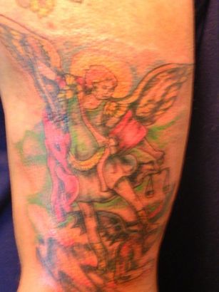 Angel Tats Picture Design On Hand