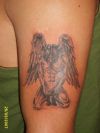 angel tats inked on arm