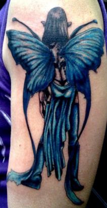 Blue Fairy Tattoos Design