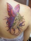 fairy tattoos on girl's back