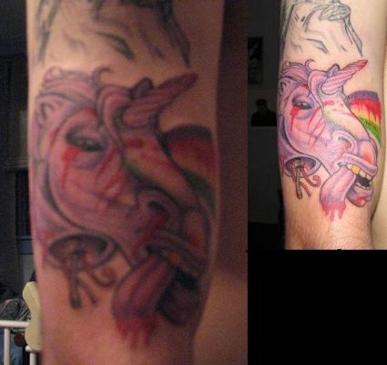 Unicorn Tattoo Design