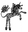 maori unicorn tattoo
