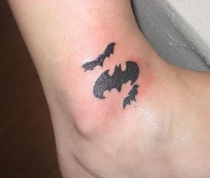 Bat Tattoo Pics On Ankle