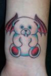 little angel bear tattoo