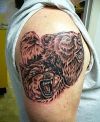 bear head tattoos