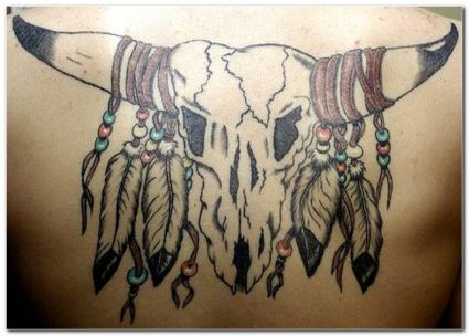 Bull Head Tats Design Image