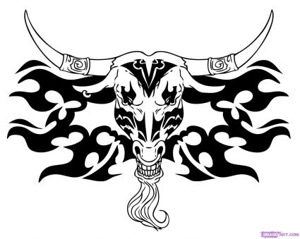 Bull Tattoos Image