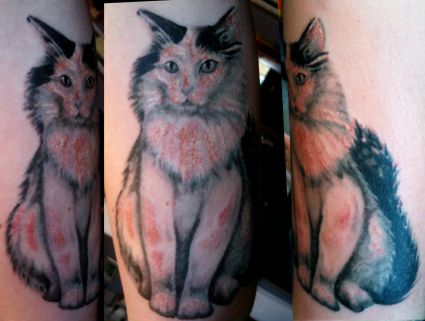 Amanda Cat Tattoos Design