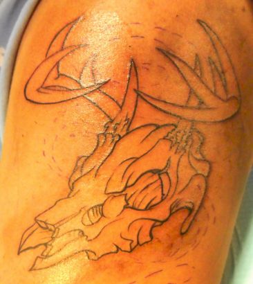 Deer Skull Tattoo Image