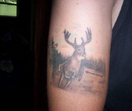 Deer Arm Tattoo Picture