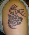 deer head tattoos pic