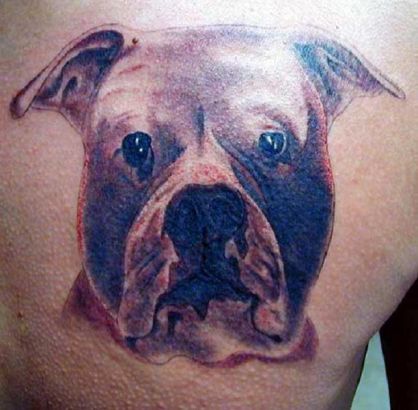 Dog Head Tattoo Pics