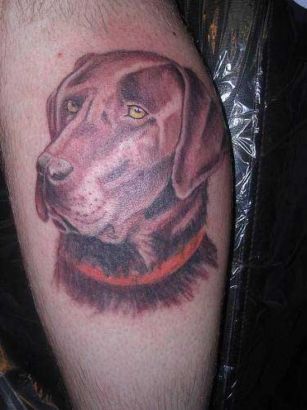 Dog Head Pics Tattoos