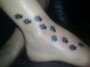 dog claw tattoo