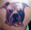 dog head tattoo pics