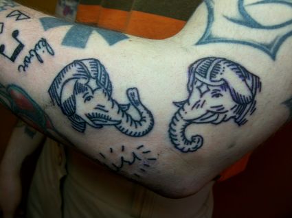 Elephant Heads Tattoos