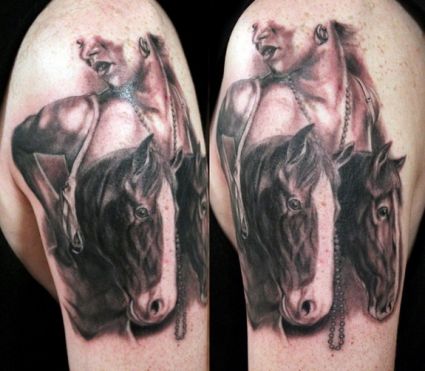 Eric Horse Tattoo
