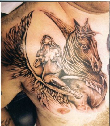 Horse Tattoos With Girl
