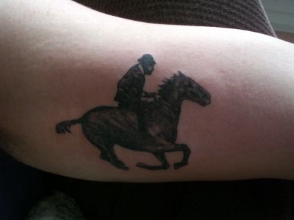 Horse Rider Tattoo