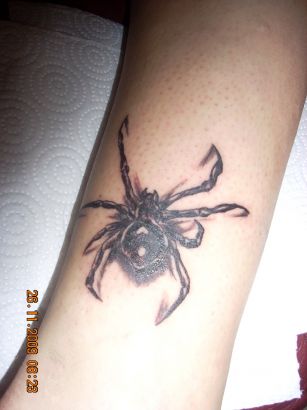 3D Spider Tattoo Images