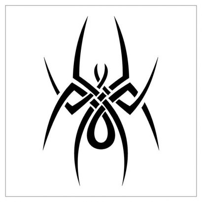 Tribal Spider Free Tattoo