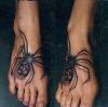 3D spider tattoo image