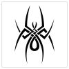 tribal spider free tattoo
