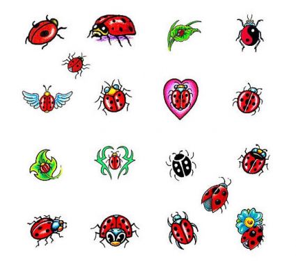 Ladybug Tattoo Gallery
