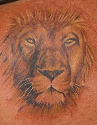 Lion Head Image Tattoos