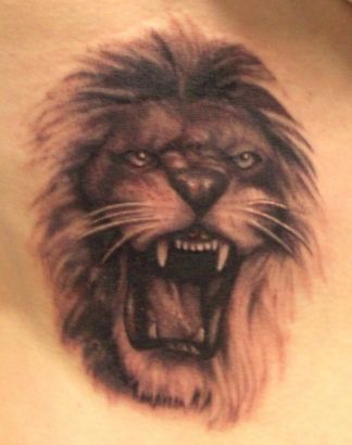 Lion Head Pics Of Tattoo