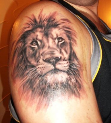 Lion Head Tattoo Pic