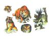 lion tat design  