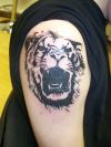 lion head tattoo for arm