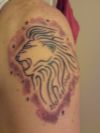 lion head tattoo picture