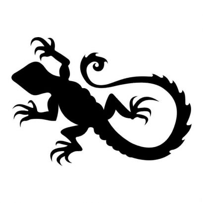 Lizard Tats Pics In Black