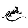 lizard black tattoo pics 