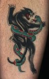 snake and panther tattoo