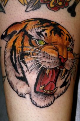 Tiger Head Tattoos Pic