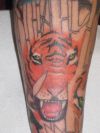 tiger head pic tattoo