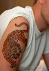 tiger image tattoos