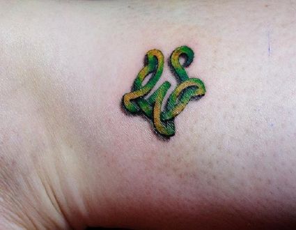 Tribal Turtle Wrist Tattoo