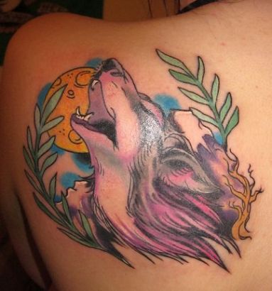 Wolf Head Image Tattoo
