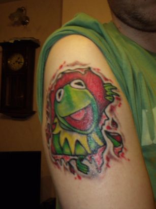 Frog Tattoos Images On Arm