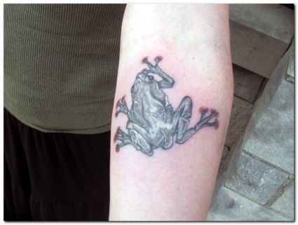 Frog Tattoos Image On Arm