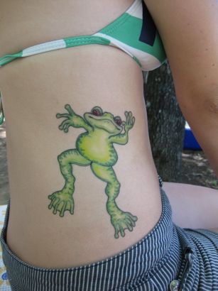 Frog Tattoos For Girl