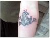 frog tattoos image on arm