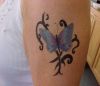 butterfly picture tattoo on arm