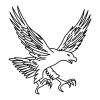 fly eagle tattoo