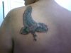 Eagle tattoo image on back