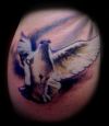 flying dove pic tattoo